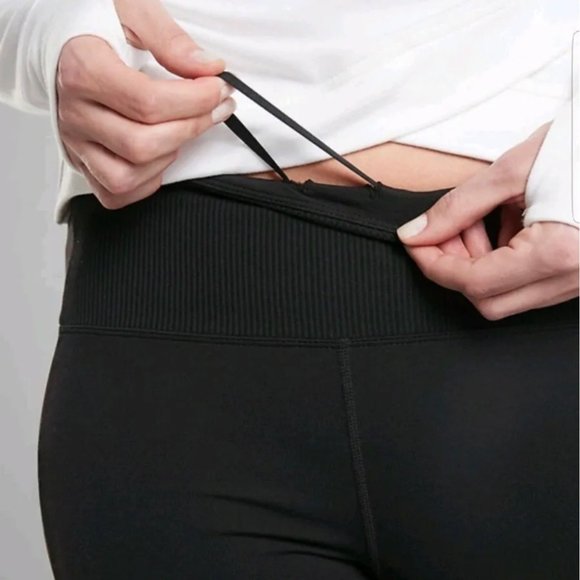 Athleta Womens Excursion Hybrid Jogger Leggings XXS Tight Pockets Gray 405666-01 - Picture 9 of 14